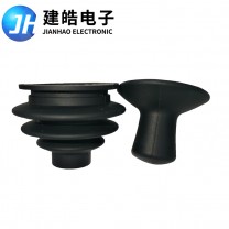 廠家定制工業(yè)儀器硅膠搖桿保護(hù)套 黑色環(huán)保柔軟硅膠保護(hù)套